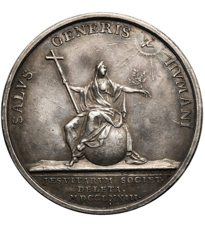 Papal States, Clement XIV Ganganelli (1769-1774). Medal 1773 commemorating the suppression of the Jesuit order