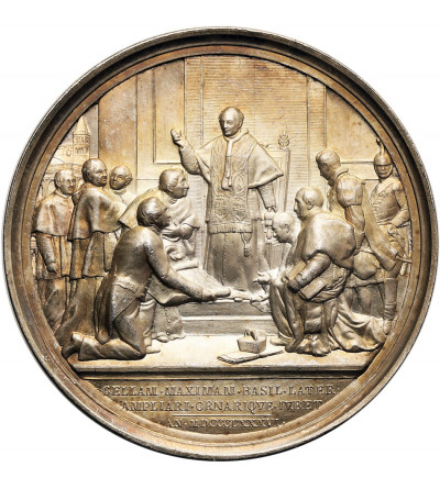 Papal States, Leo XIII (1878-1903). Medal 1886 commemorating the restoration of the Basilica San Giovanni Lateran