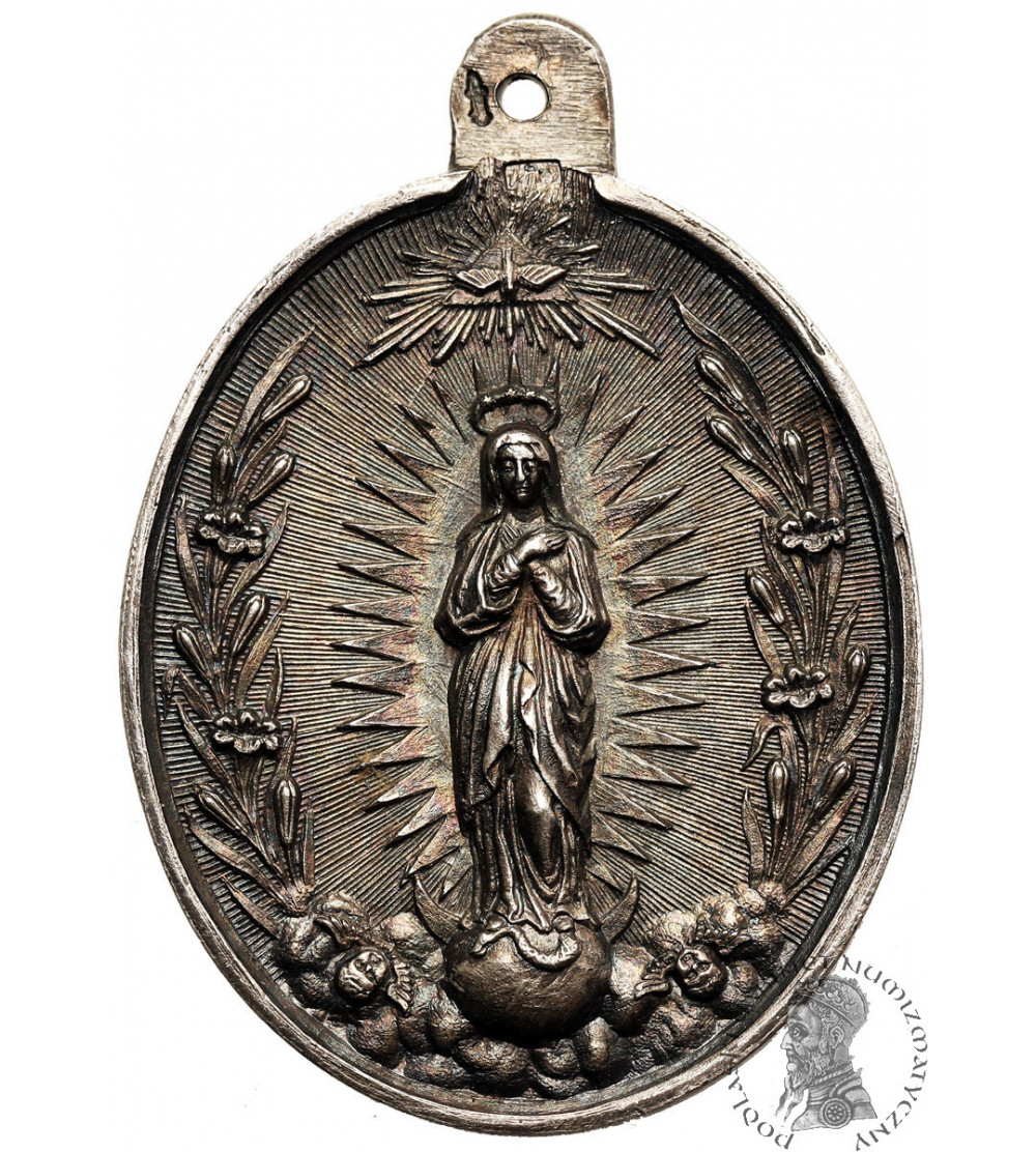 Silver religious pendant Miraculous Mother of God 1861 Silver religious pendant Miraculous Mother of God 1861