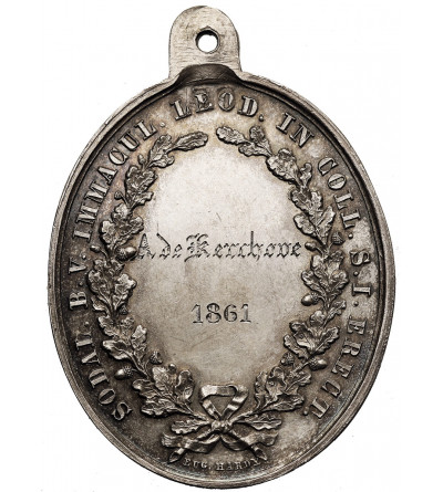 Silver religious pendant Miraculous Mother of God 1861