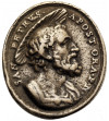 Rome. Oval religious medallion Saint Peter, Jubilee Year
