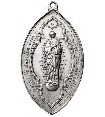 Watykan, Pius IX ( 1846-1878). Medalik religijny 1854, AN IX, Niepokalanego Poczęcie Najświętszej Maryi Panny