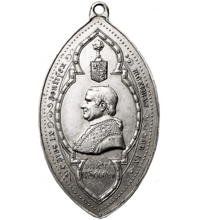 Vatican City, Pius IX ( 1846-1878). Religious pendant 1854, AN IX, Immaculate Conception of the Blessed Virgin Mary