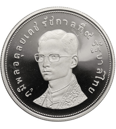 Tajlandia. 50 baht BE 2517 / 1974 AD, Ochrona dzikiej przyrody Nosorożec - Proof