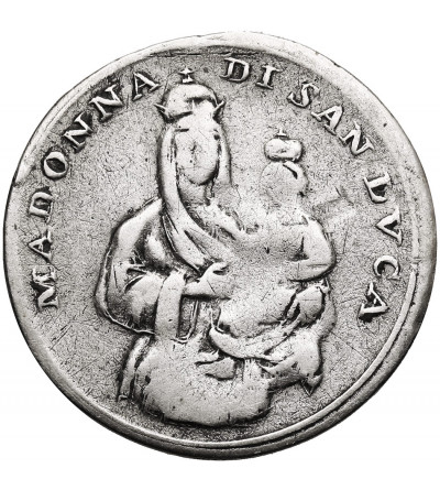 Italy. Religious medallion, Madonna di San Luca (Bologna), St. Anthony of Padua, 19th century