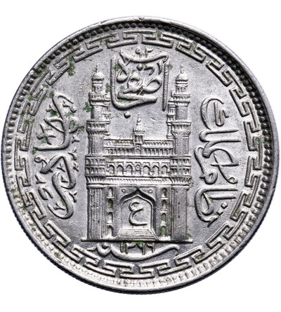Indie - Hyderabad 8 Annas AH 1366 rok 37 / 1946 AD