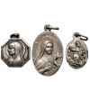 Europe. Set of three religious pendants with the Virgin Mary