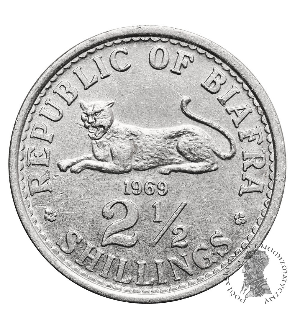 Biafra. 2 1/2 Shilling 1969