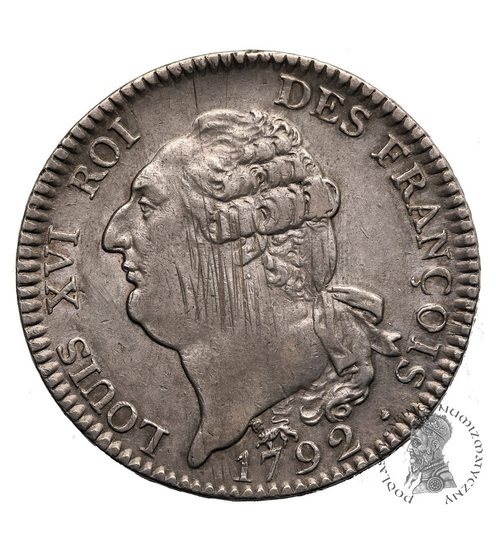 France, Constituence, 1792-1793. Écu constitutionell (6 Livres) 1792 / L'AN 4, A, Paris mint France, Constituence, 1792-1793. Écu constitutionell (6 Livres) 1792 / L'AN 4, A, Paris mint