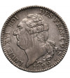 France, Constituence, 1792-1793. Écu constitutionell (6 Livres) 1792 / L'AN 4,  A, Paris mint