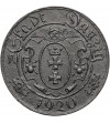 Wolne Miasto Gdańsk. 10 fenigów 1920, mała cyfra