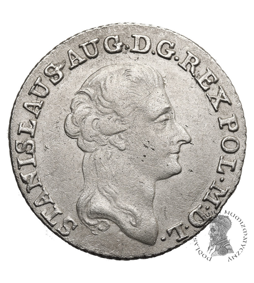 Polska, Stanisław August Poniatowski 1764-1795. Złotówka 1791 EB, Warszawa