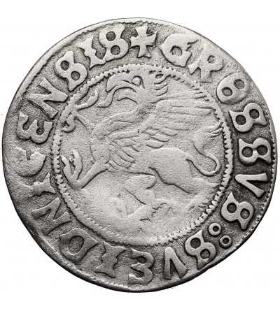 Śląsk, Świdnica. Grosz miejski, bez daty (ok. 1506), Gryf / Św. Wacław