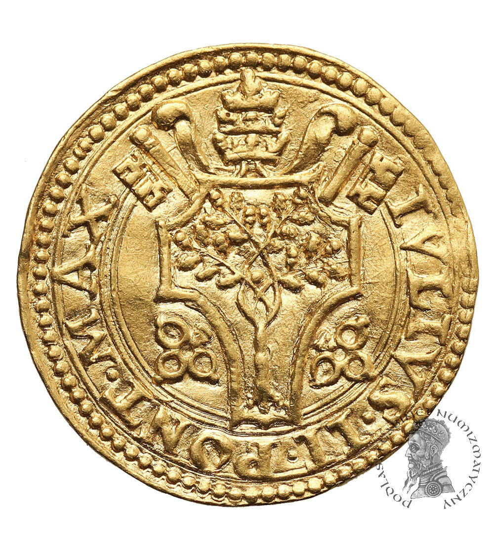 Państwo Kościelne, Juliusz II, 1503-1513. Fiorino di Camera (Dukat) bez daty, Rzym