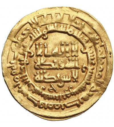 Dynastia Samanidów, Nasr II bin Ahmad, AH 301-331 / 914-943 AD. Złoty Dinar, AH 324 / 935/36 AD, mennica Nishapur