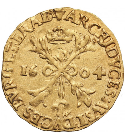 The Spanish Netherlands. Albert and Isabella, 1598-1621, Dubbele Albertijn 1604, Brabant, Antwerp mint