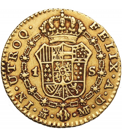 Spain, Carlos IV, 1788-1808. 1 Escudo 1793, M-MF, Madrid mint
