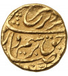Indie. Imperium Wielkich Mogołów, Farrukhsiyar, 1713-1719 AD. Złoty Mohur, AH 1131 / 1719 AD, rok 2, Shahjahanabad (Delhi)