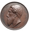 Belgia, Leopold II (1865 - 1909), Liege. Medal 1877 upamiętniający 50 rocznicę założenia Królewskiego Konserwatorium Muzycznego