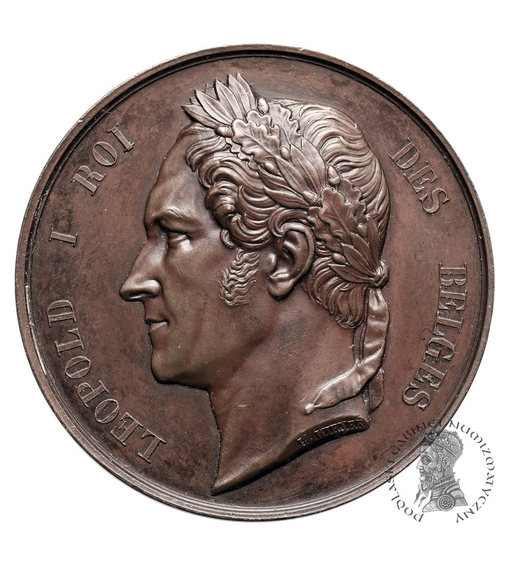 Belgium, Leopold I (1831-1865), Antwerp (Anvers). Medal 1850, Medal of Honor of the Lyric Union Belgium, Leopold I (1831-1865), Antwerp (Anvers). Medal 1850, Medal of Honor of the Lyric Union