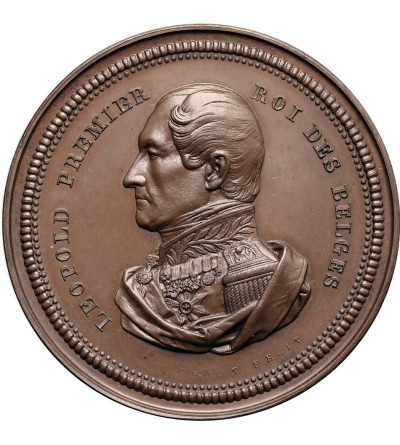 Belgia, Leopold I (1831-1865), Bruksela. Medal 1863, Medal Nagrodowy z Konkursu Królewskiego Konserwatorium Muzycznego