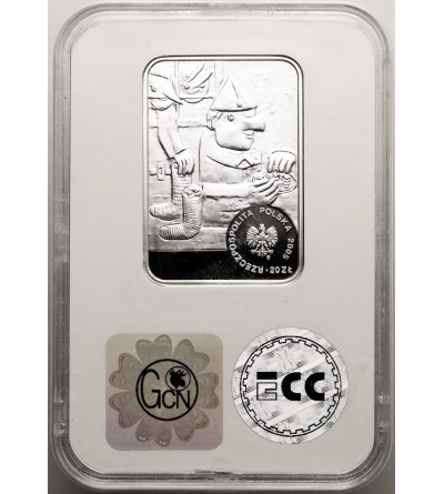 Poland. 20 Zlotych 2005, Tadeusz Makowski - Proof GCN ECC PR 69