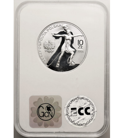Polska. 10 złotych 2006, Turyn XX Igrzyska Zimowe - GCN ECC PR 67