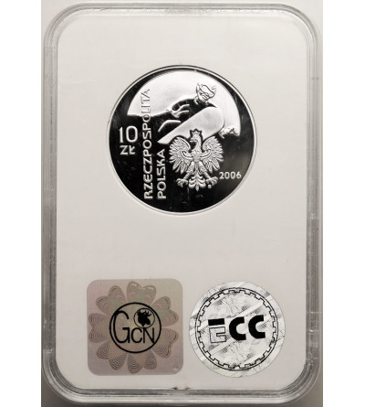 Polska. 10 złotych 2006, XX Igrzyska Zimowe Turyn - GCN ECC PR 69