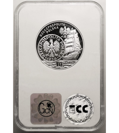 Poland. 10 Zlotych 2005, History of Polish Zloty - Proof GCN ECC PR 69