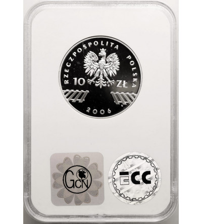 Poland. 10 Zlotych 2006, 30th Anniversary of June '76 - Proof GCN ECC PR 69