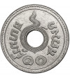 Tajlandia, Rama VI 1910-1925. 10 Satang, BE 2457 / 1914 AD