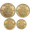 Thailand, Rama IX 1946-2016. Set: 5, 10, 25, 50 Satang, BE 2500 / 1957 AD