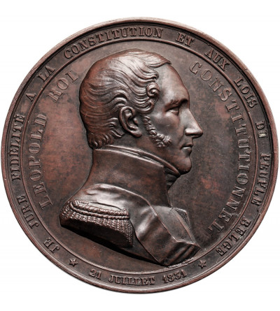Belgium, Leopold I (1831-1865), Brussels. Medal 1848, Leopold Faithful to the Constitution
