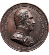 Belgia, Leopold I (1831-1865), Bruksela. Medal 1848, Leopold Wierny Konstytucji