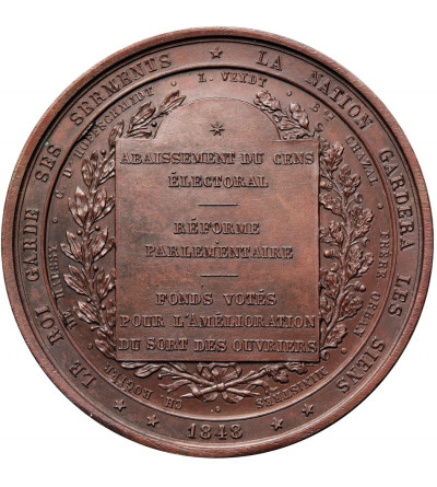 Belgium, Leopold I (1831-1865), Brussels. Medal 1848, Leopold Faithful to the Constitution