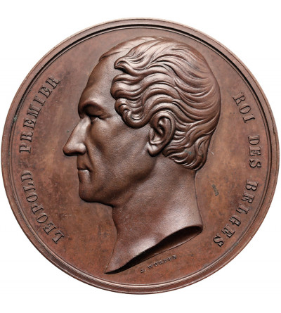 Belgium, Leopold I (1831-1865), Schaerbeek. Medal commemorating the ceremonial inauguration of August 15, 1865