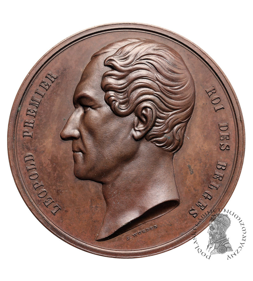 Belgium, Leopold I (1831-1865), Schaerbeek. Medal commemorating the ceremonial inauguration of August 15, 1865 Belgium, Leopold I (1831-1865), Schaerbeek. Medal commemorating the ceremonial inauguration of August 15, 1865