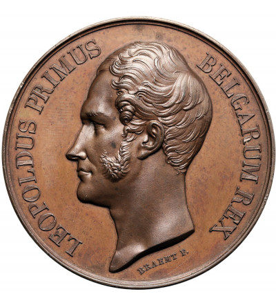 Belgium, Leopold I (1831-1865), Ghent. Medal 1837 commemorating the opening of the Ghent to Termonde Railway