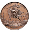 Belgia, Leopold I (1831-1865), Gandawa. Medal 1837 upamiętniający otwarcie linii kolejowej Gandawa - Termonde