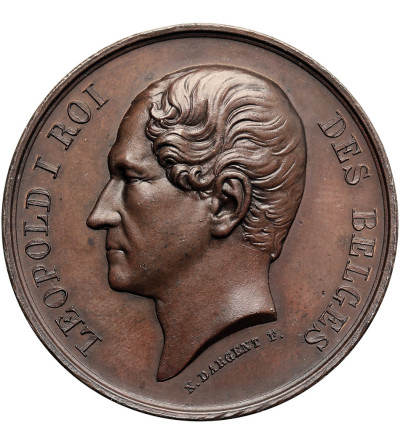 Belgia, Leopold I (1831-1865). Medal 1860 w uznaniu Strzelectwa Krajowego (Tir Nationale)