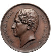 Belgia, Leopold I (1831-1865). Medal 1860 w uznaniu Strzelectwa Krajowego (Tir Nationale)