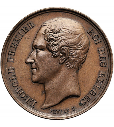 Belgia, Leopold I (1831-1865). Medal 1851 upamiętniający 20 Rocznicę Odzyskania Niepodległości