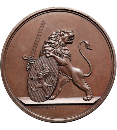 Belgia, Niderlandy Austriackie. Medal upamiętniający Pierwsze Posiedzenie Rady Prowincji Brabancji Południowej w 1816 r.