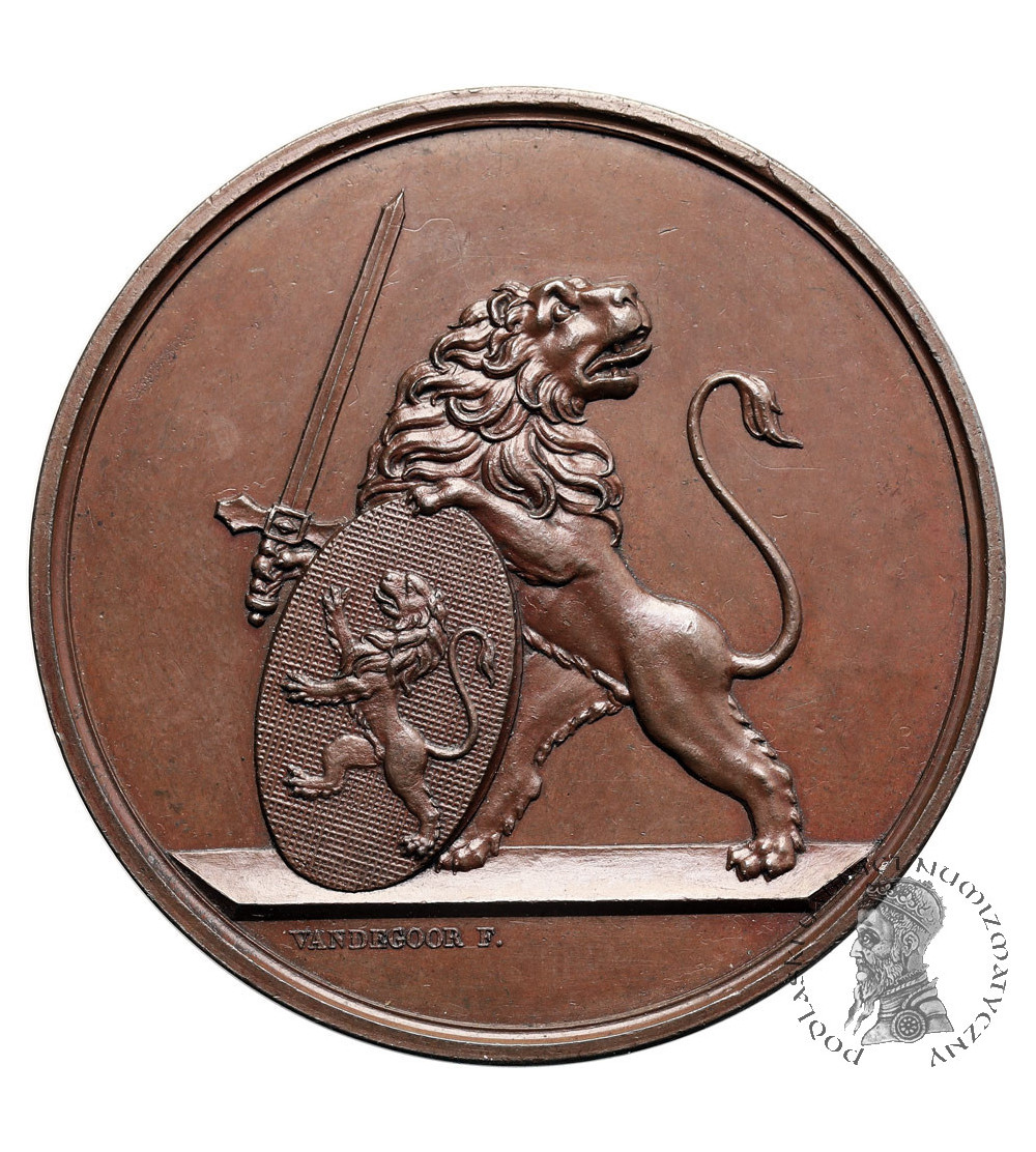 Belgium, Austrian Netherlands. Medal commemorating the First Meeting of the Provincial Council of South Brabant in 1816 Belgium, Austrian Netherlands. Medal commemorating the First Meeting of the Provincial Council of South Brabant in 1816