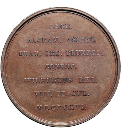 Belgium, Austrian Netherlands. Medal commemorating the First Meeting of the Provincial Council of South Brabant in 1816