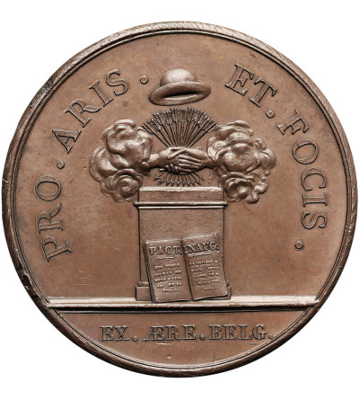Netherlands / Belgium. Medal 1829, protest medal against the elimination of De Meulenaere and Vilain by Vivier