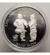 South Korea. 5000 Won 1987, XXIV Seoul Olympic Games 1988, Jegi Chagi - Proof