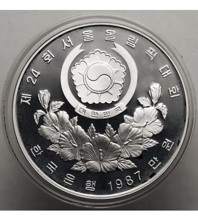 Korea Południowa. 10000 Won 1987, XXIV Igrzyska Olimpijskie w Seulu 1988, Siatkówka - Proof