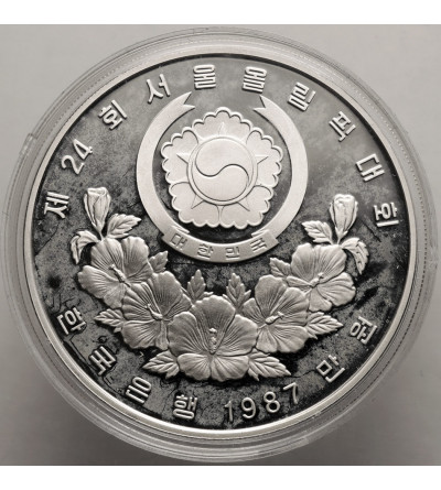 Korea Południowa. 10000 Won 1987, XXIV Igrzyska Olimpijskie w Seulu 1988, Łucznictwo - Proof