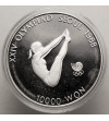 Korea Południowa. 10000 Won 1987, XXIV Igrzyska Olimpijskie w Seulu 1988, Skoki do wody - Proof